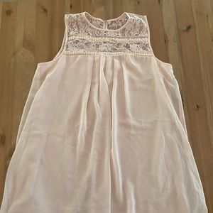 Flowy Cream Mini Dress